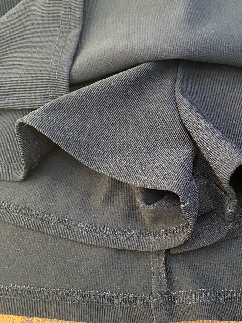 Vintage Rave Black Ribbed Skort - Picture 3 of 8
